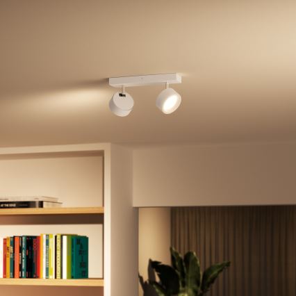 Philips - LED Спот 2xLED/5,5W/230V бял