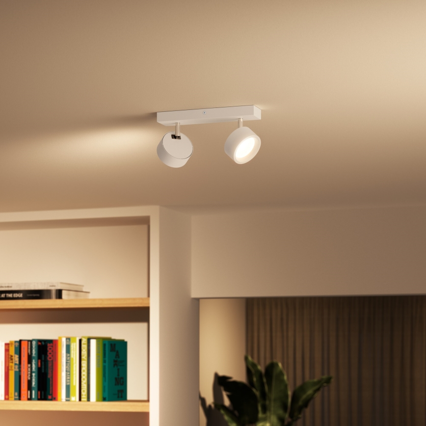 Philips - LED Спот 2xLED/5,5W/230V бял