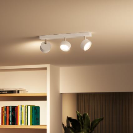 Philips - LED Спот 3xLED/5,5W/230V бял