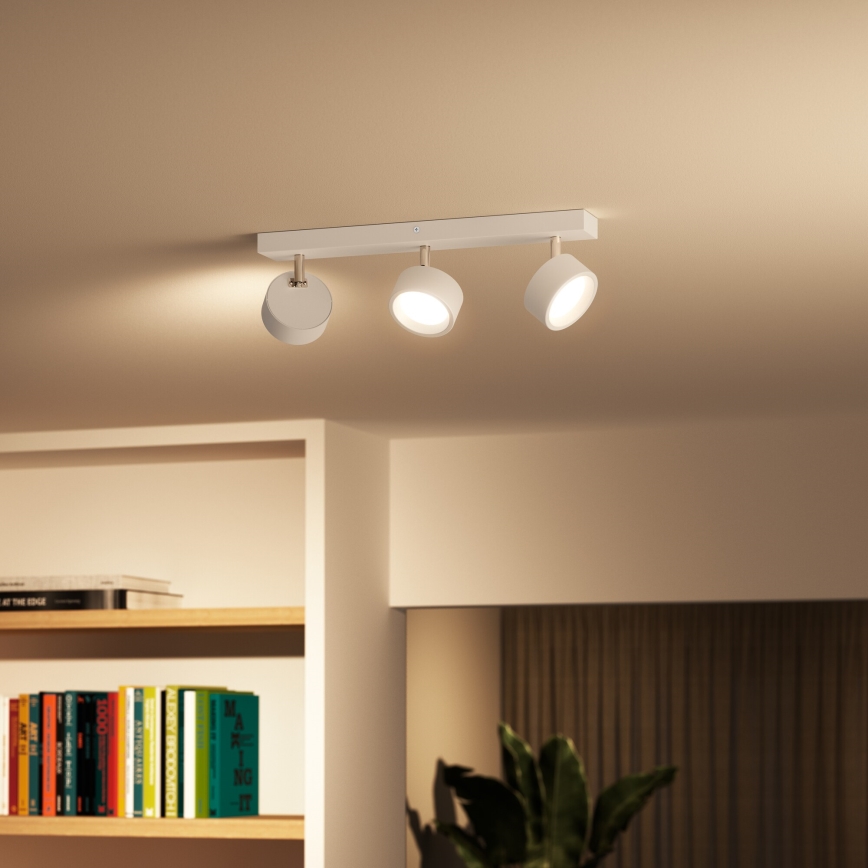Philips - LED Спот 3xLED/5,5W/230V бял