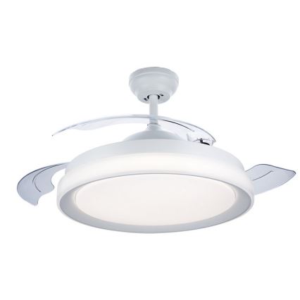 Philips - LED Таванен вентилатор BLISS LED/35W/230V 5500/4000/3000K бял + дистанционно управение