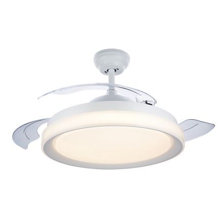 Philips - LED Таванен вентилатор BLISS LED/35W/230V 5500/4000/3000K бял + дистанционно управение