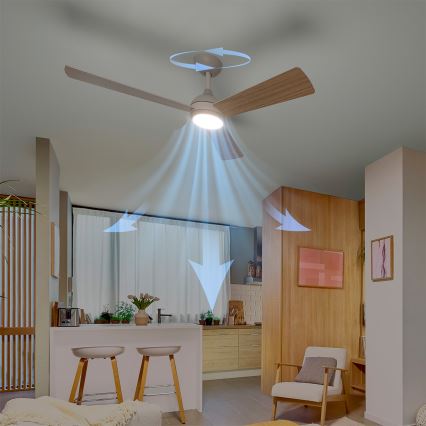 Philips - таванен вентилатор CIVX с димируема LED/24W/230V + дистанционно управление