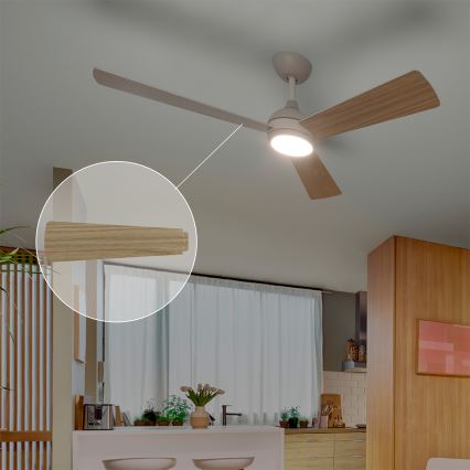 Philips - таванен вентилатор CIVX с димируема LED/24W/230V + дистанционно управление