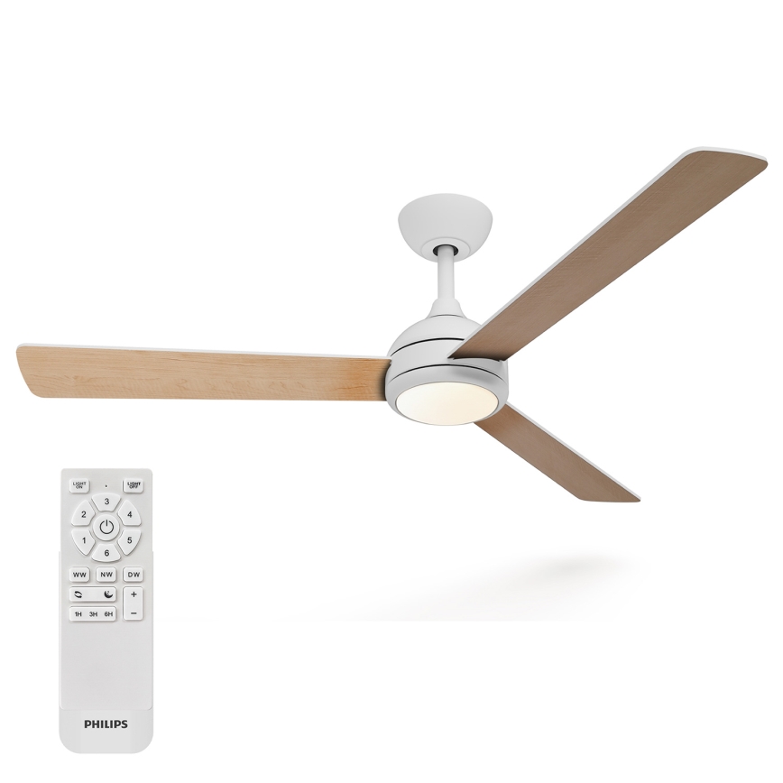 Philips - таванен вентилатор CIVX с димируема LED/24W/230V + дистанционно управление