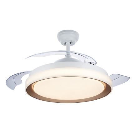 Philips - LED таванен осветител с вентилатор LED/35W/230V 5500/4000/2700K златен + дистанционно управление