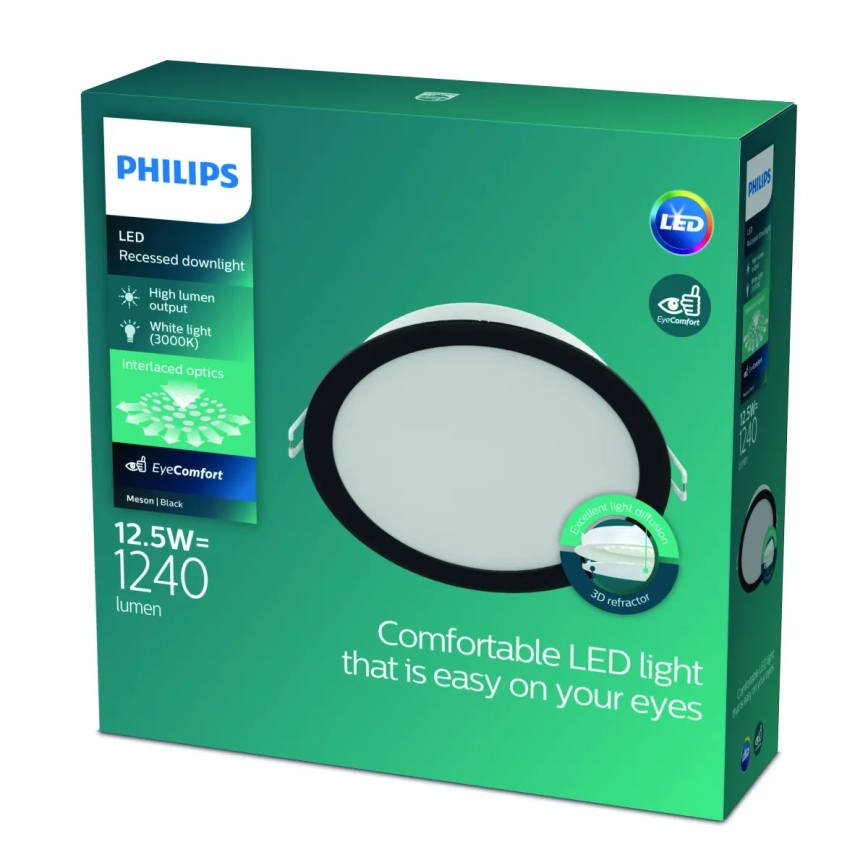 Philips - LED вградено таванно осветително тяло MESON LED/12,5W/230V 3000K