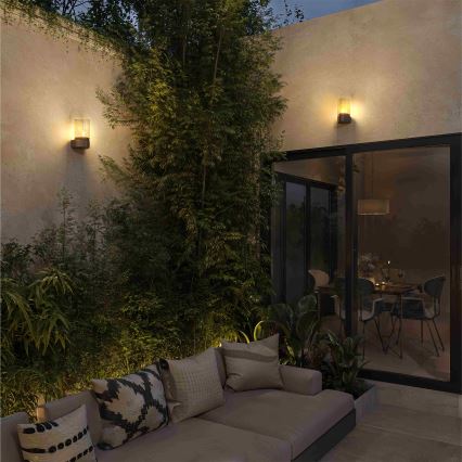 Philips - LED външна стенна лампа NAYL 1xE27/4W/230V 2700K IP44