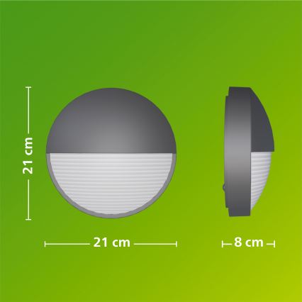 Philips - LED външно стенно осветително тяло CAPRICORN LED/4,3W/230V IP44