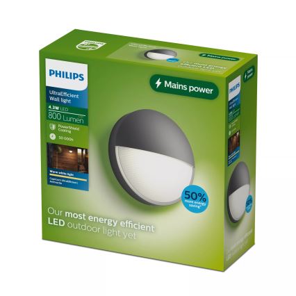 Philips - LED външно стенно осветително тяло CAPRICORN LED/4,3W/230V IP44