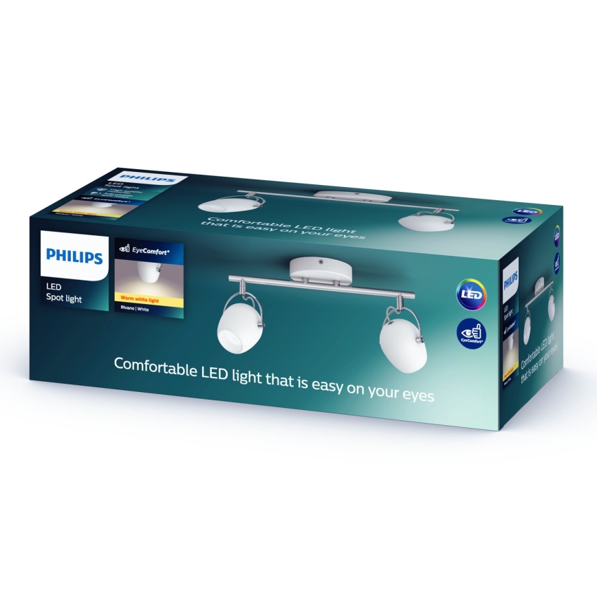 Philips Lirio 57032/31/P0 - LED Спот PLANET 2xLED/4,2W/230V