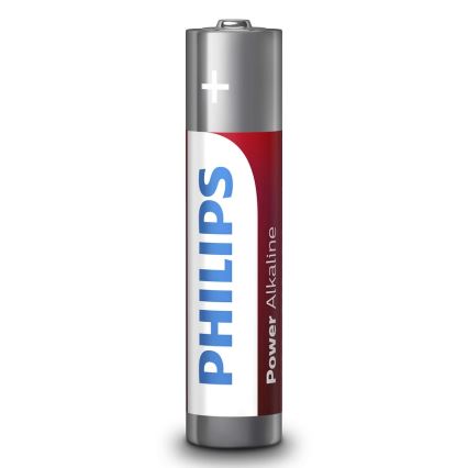 Philips LR03P4B/10 - 4 бр. Алкална батерия AAA POWER ALKALINE 1,5V 1150mAh