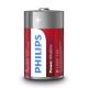 Philips LR20P2B/10 - 2 бр. Алкална батерия D POWER ALKALINE 1,5V