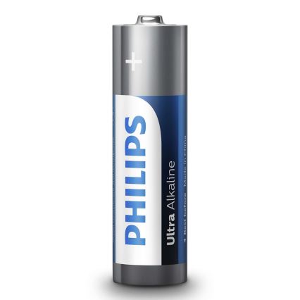 Philips LR6E4B/10 - 4 бр. Алкална батерия AA ULTRA ALKALINE 1,5V 2800mAh