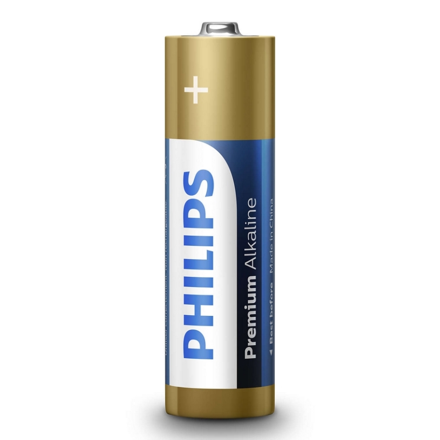 Philips LR6M4B/10 - 4 бр. Алкална батерия AA PREMIUM ALKALINE 1,5V 3200mAh