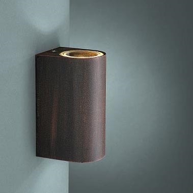 Philips Massive 17102/86/10 - Външна стенна лампа NANTES 2xGU10/35W/230V IP44