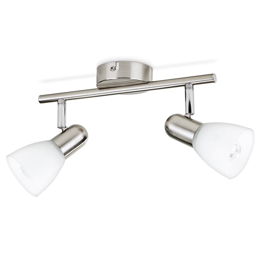 Philips Massive - Точково осветително тяло 2xE14/40W матов хром