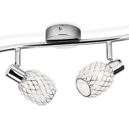 Philips Massive - Точково осветително тяло 4xG9/28W лъскав хром