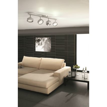 Philips Massive 56284/48/10 - Точково осветително тяло MITTA 4xGX53/9W/230V