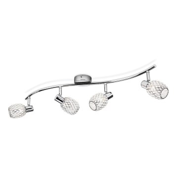 Philips Massive - Точково осветително тяло 4xG9/28W лъскав хром