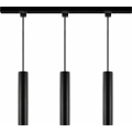 Philips - Полилей с кабел за шинна система EASYLINK 3xGU10/7W/230V 157 cm черен