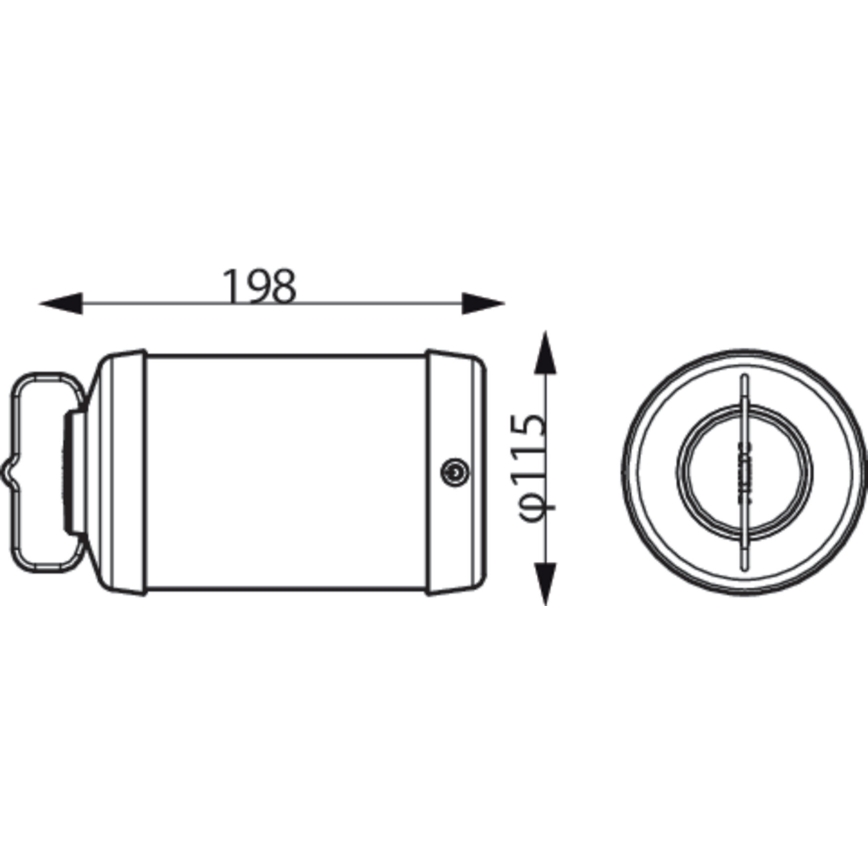 Philips - LED преносима регулируема лампа CICERO LED/6W/5V 4000 mAh IP54