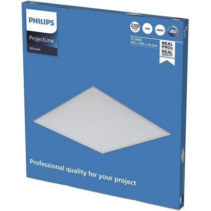 Philips - LED панел за окачен таван PROJECTLINE LED/36W/230V 59,5x59,5 см