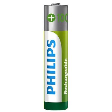 Philips R03B4RTU10/10 - 4 бр. Акумулаторна батерия AAA NiMH/1,2V/1000 mAh