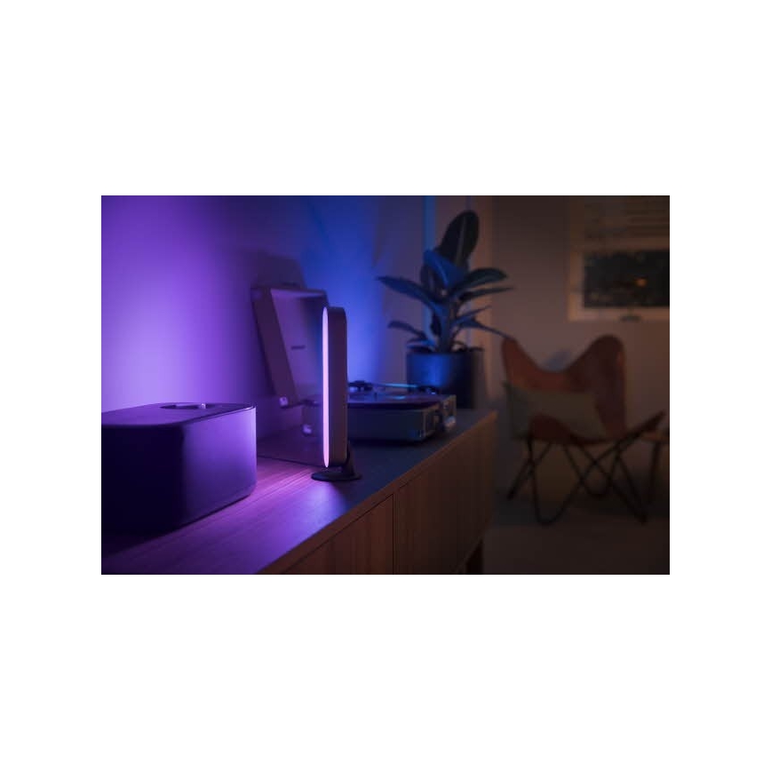 Philips - Удължителен комплект LED RGB Димируема настолна лампа Hue PLAY LED/6W/230V черен