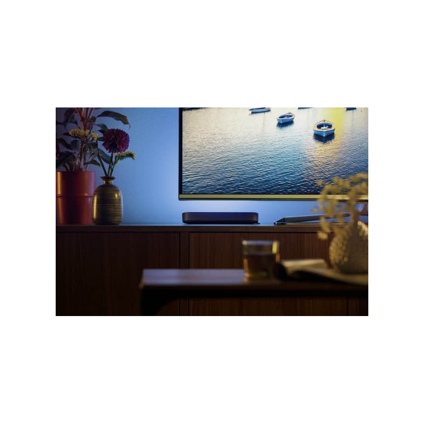 Philips - Удължителен комплект LED RGB Димируема настолна лампа Hue PLAY LED/6W/230V черен