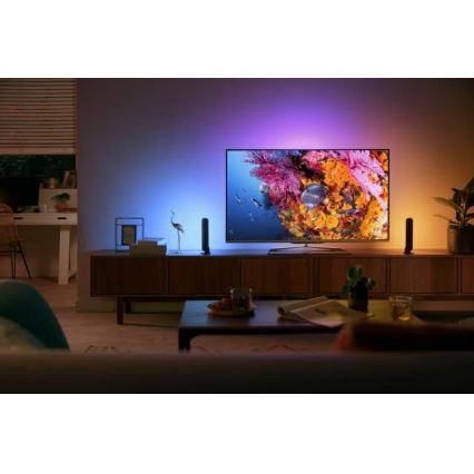 Philips - Удължителен комплект LED RGB Димируема настолна лампа Hue PLAY LED/6W/230V черен