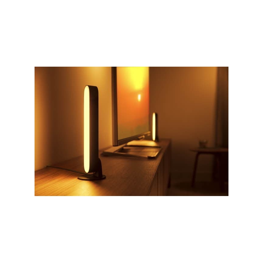 Philips - Удължителен комплект LED RGB Димируема настолна лампа Hue PLAY LED/6W/230V черен