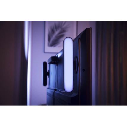 Philips - Удължителен комплект LED RGB Димируема настолна лампа Hue PLAY LED/6W/230V черен