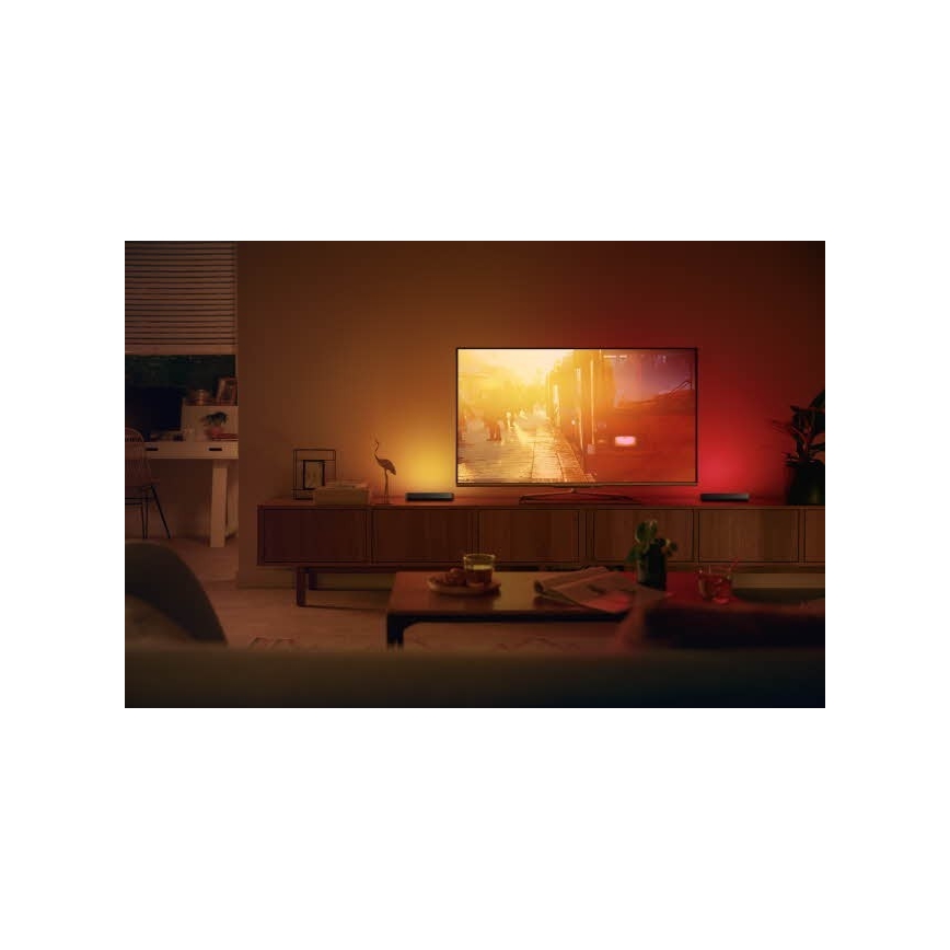 Philips - Удължителен комплект LED RGB Димируема настолна лампа Hue PLAY LED/6W/230V черен