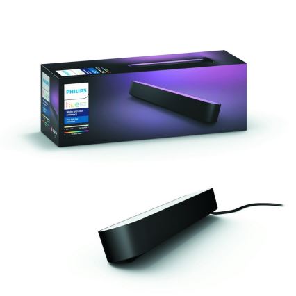 Philips - Удължителен комплект LED RGB Димируема настолна лампа Hue PLAY LED/6W/230V черен
