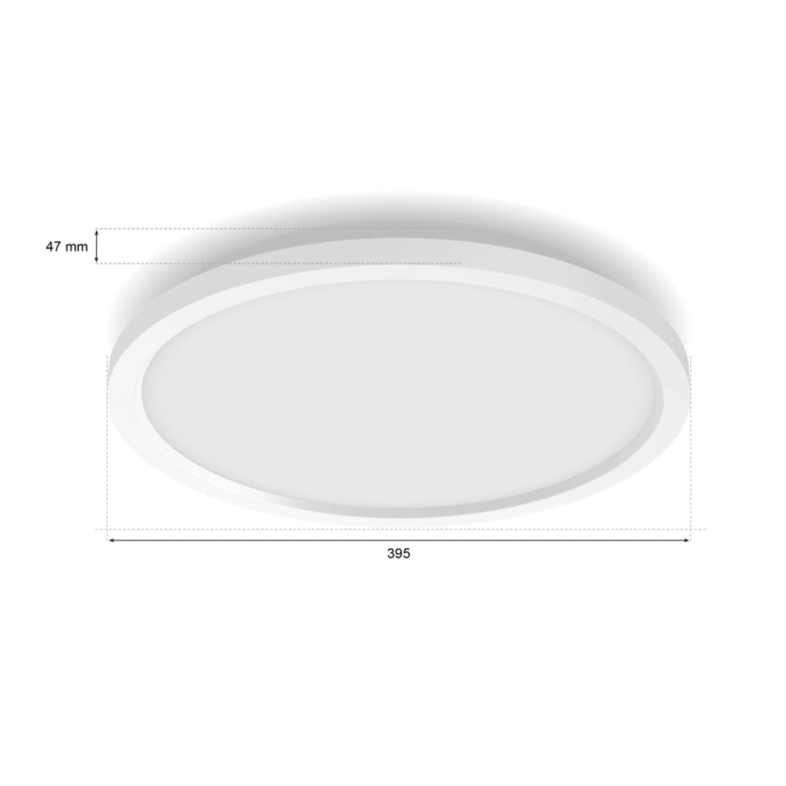 Philips - RGBW Димируем плафон Hue SURIMU LED/40W/230V