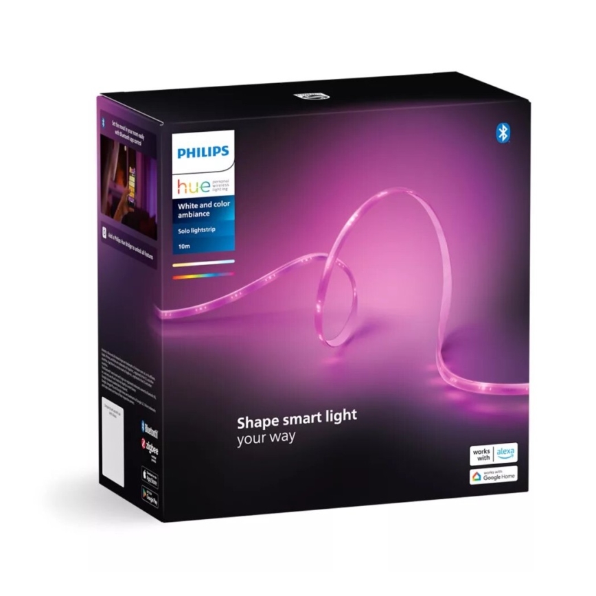 Philips - димируема RGBW LED лента Hue WHITE AND COLOR AMBIANCE 10m LED/20W/230V 2000-6500K