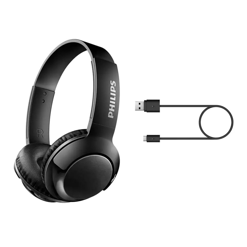 Philips SHB3075BK/00 - Безжични слушалки с Bluetooth BASS черни