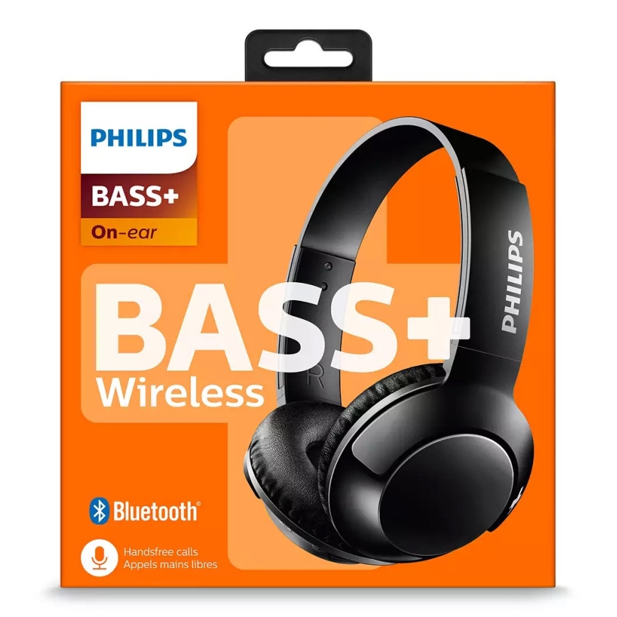 Philips SHB3075BK/00 - Безжични слушалки с Bluetooth BASS черни