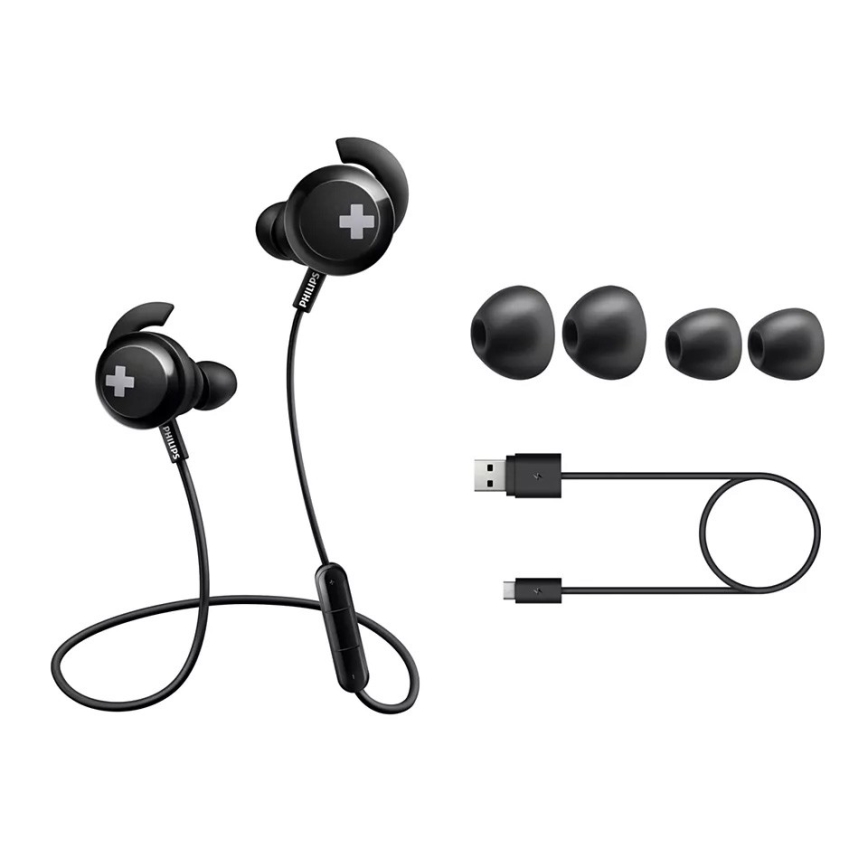 Philips SHB4305BK/00 - Bluetooth слушалки с микрофон черни