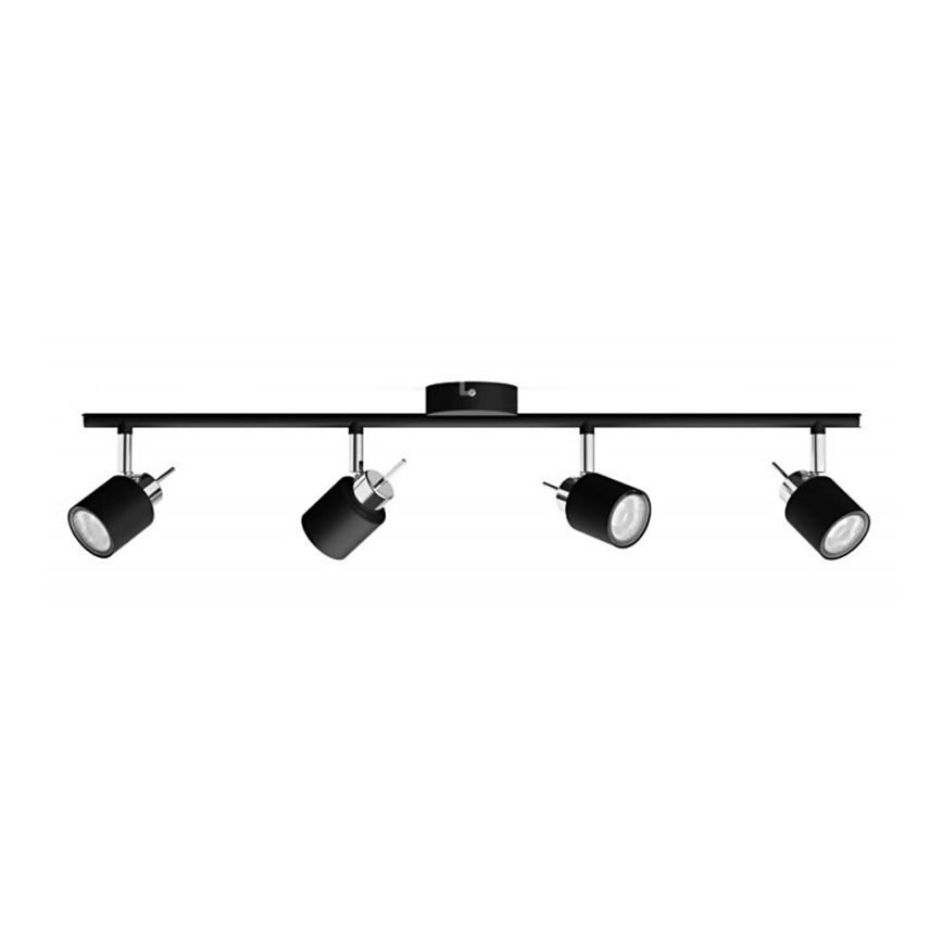Philips - Спот 4xGU10/35W/230V черен