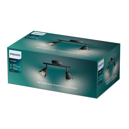 Philips - Спот CLEFT 2xGU10/5W/230V