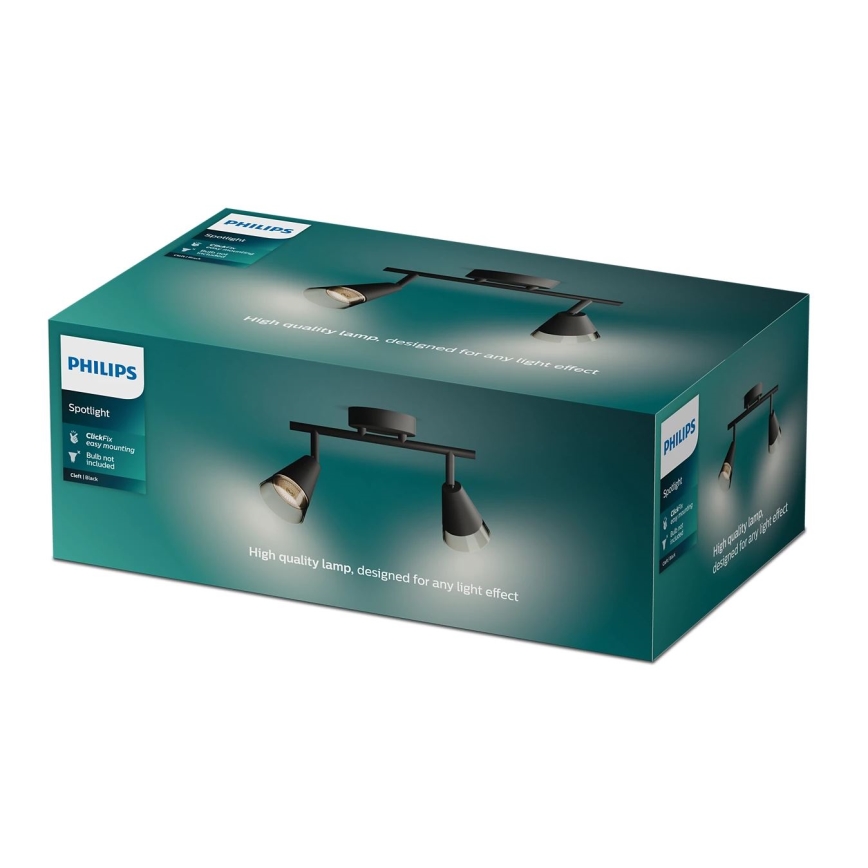 Philips - Спот CLEFT 2xGU10/5W/230V