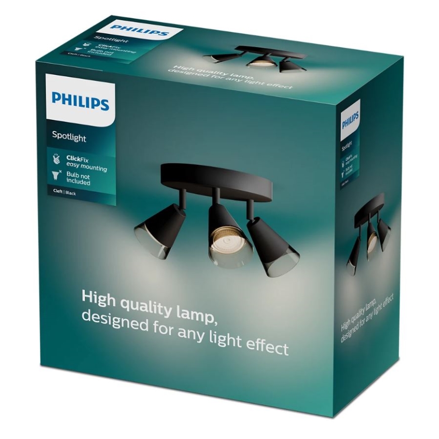 Philips - Спот CLEFT 3xGU10/5W/230V