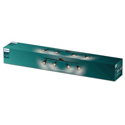Philips - Спот CLEFT 4xGU10/5W/230V