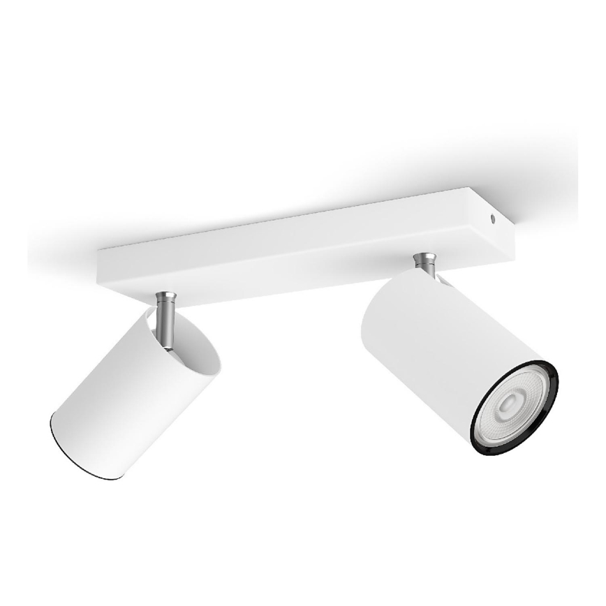 Philips - Спот KOSIPO 2xGU10/5,5W/230V бял