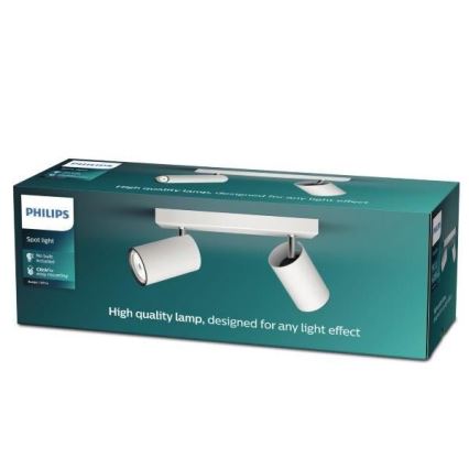 Philips - Спот KOSIPO 2xGU10/5,5W/230V бял