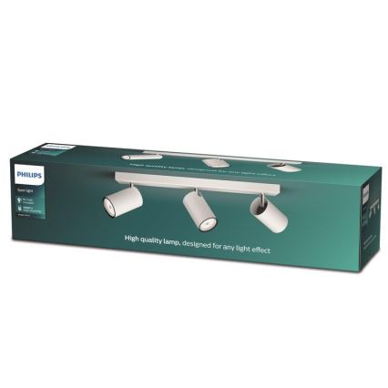 Philips - Спот KOSIPO 3xGU10/5,5W/230V бял