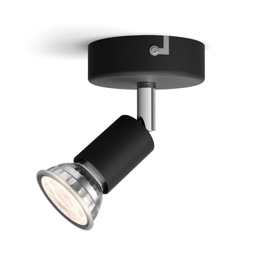 Philips - Спот 1xGU10/50W/230V черен
