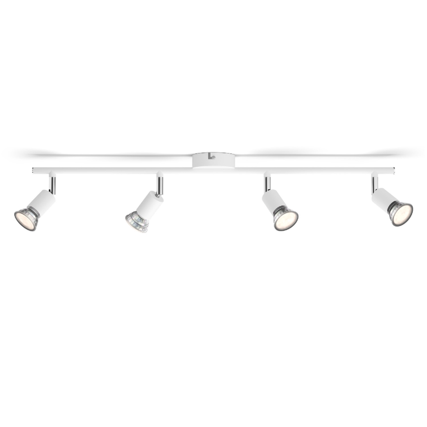 Philips - Спот 4xGU10/50W/230V бял